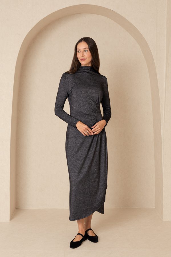 Black Sparkle Circle Maxi Supply - Image 4