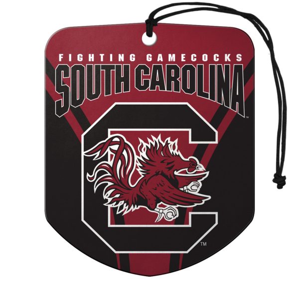 South Carolina Gamecocks Air Freshener Shield Design 2 Pack Supply